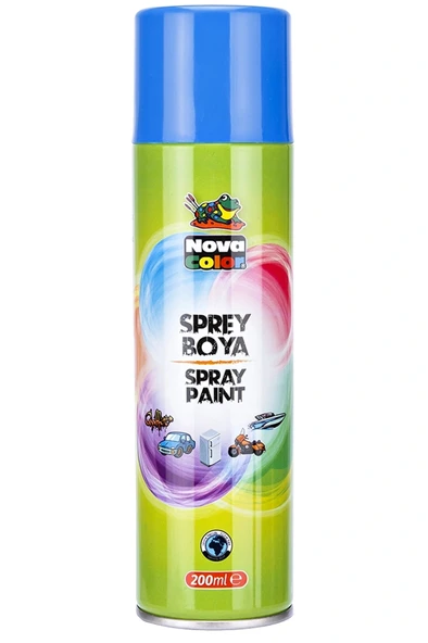 LitaeTrend Nova Color Sprey Boya 200 Ml Mavi ürün görseli 1