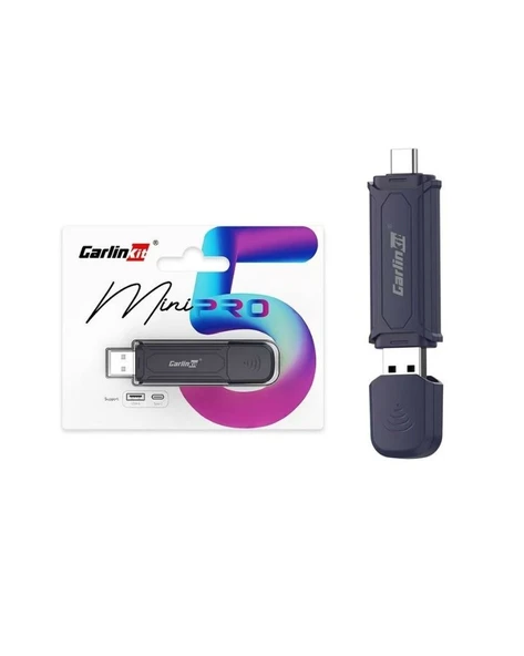 Carlinkit Mini 5 Pro Bluetooth & Wi-Fi Kablosuz CarPlay Çevirici - Resim 6