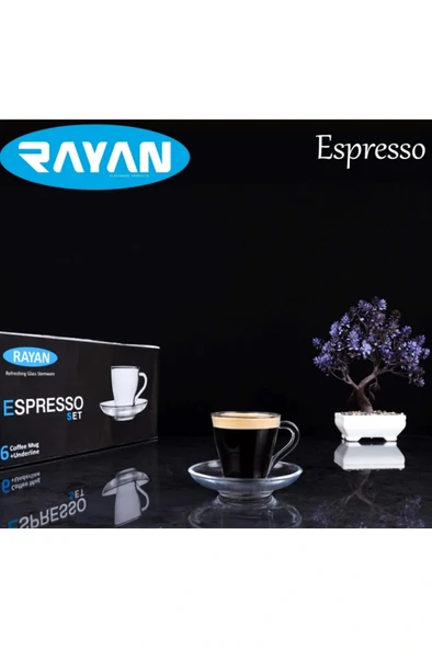 LitaeTrend Rayan 6'lı Espresso Bardak Seti ürün görseli 1