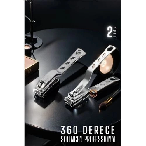 CEYLAN ADAM 360 Derece Tırnak Makası 2 ADET Solingen Profesyonel ürün görseli 1