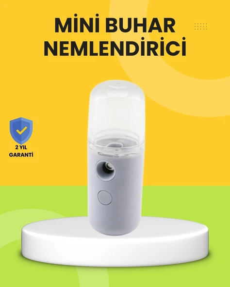 CEYLAN ADAM Kablosuz Şarjlı Buharlı Nemlendirici – Enerji Tasarruflu Taşınabilir Cilt Bakım Cihazı ürün görseli 1