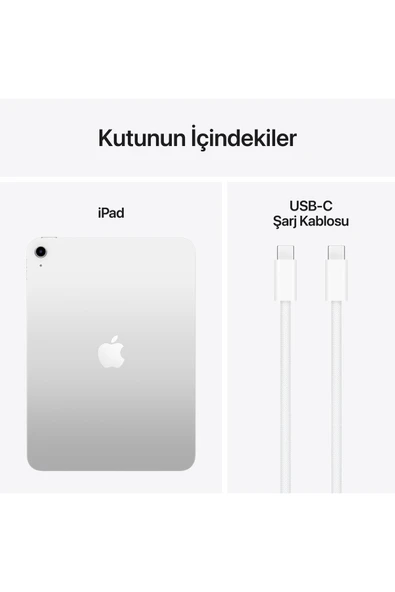Apple 11" iPad Wi-Fi 128GB - Gümüş - Resim 8