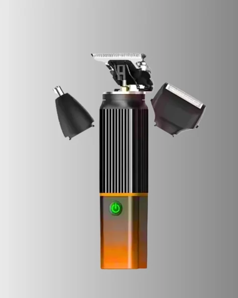 CEYLAN ADAM USB-C Şarjlı 3 in 1 Erkek Bakım Cihazı – Sessiz Motorlu Saç ve Sakal Kesme Makinesi - Resim 4