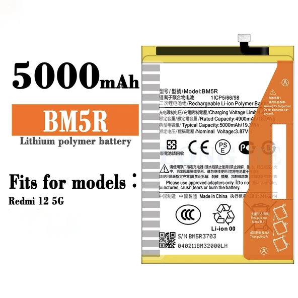 Xiaomi Redmi 12 Batarya Bm5r ürün görseli 1