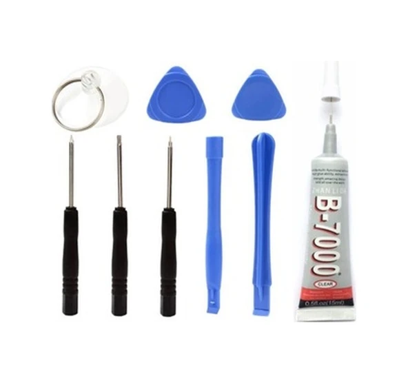 Telefon Tamir Seti 8 Parça Tornavida Seti+B7000 Yapıştırıcı 15Ml (549429768) ürün görseli 1