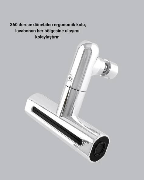 CEYLAN ADAM 360° Dönebilen Musluk Başlığı 4 Fonksiyonlu Su Tasarruflu ve Dayanıklı - Resim 5