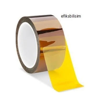 Kapton Tape Yanmaz Bant 50 Mm 30 Metre - Resim 3