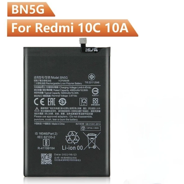 Xiaomi Redmi 10 A Batarya Bn5g ürün görseli 1