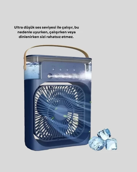 CEYLAN ADAM Turbo Fan Teknolojili Sessiz ve Güçlü Soğutma Masası Vantilatör - Resim 2