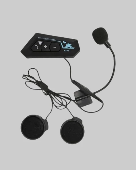 CEYLAN ADAM BT22 Kask İçi Bluetooth Kulaklık Hızlı Eşleşme ve Gürültü Önleyici Mikrofon - Resim 5