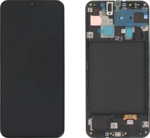 Samsung Uyumlu A30 Lcd Ekran Dokunmatik Çıtalı (525847754)-Siyah ürün görseli 1