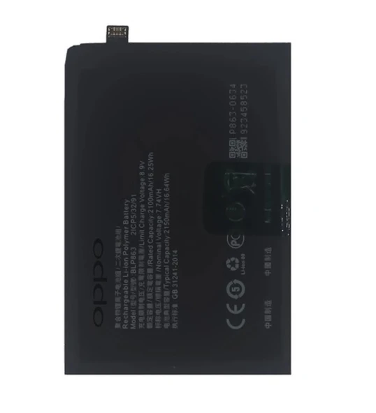 Oppo Reno 6 Batarya Blp863 ürün görseli 1