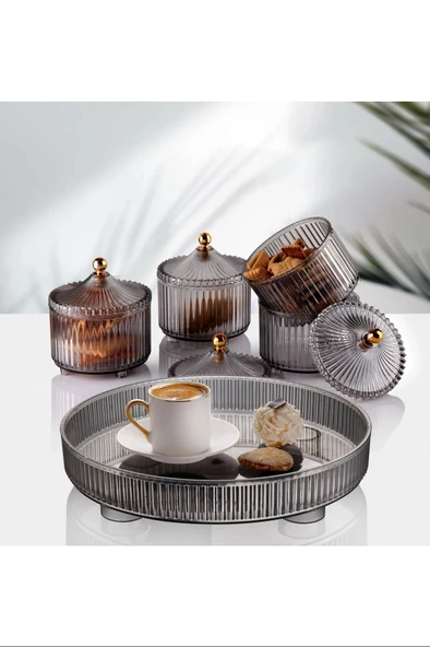 LitaeTrend 5 Parça Sunum Seti Royaleks-EMN3022 - Resim 2