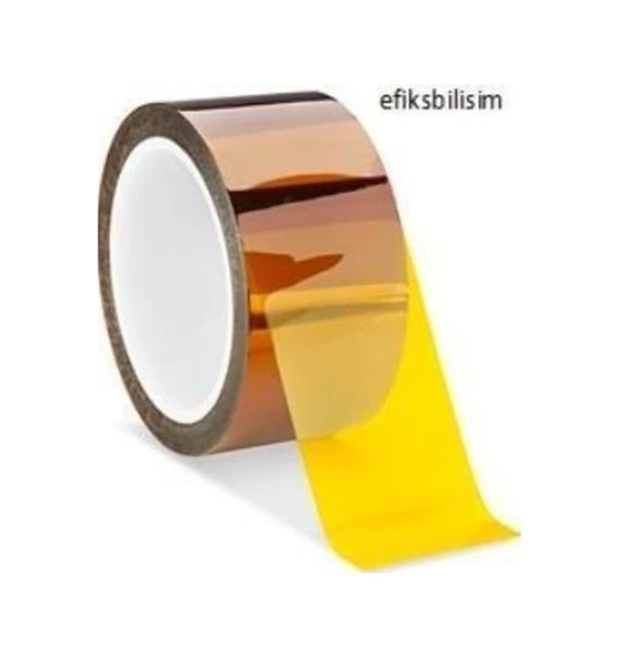 Kapton Tape Yanmaz Bant 60 Mm 30 Metre - Resim 4