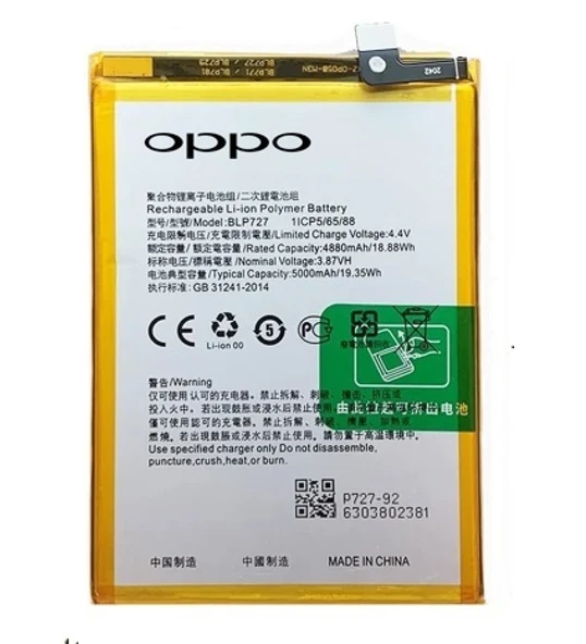 Oppo A9 2020 Batarya Blp727 ürün görseli 1