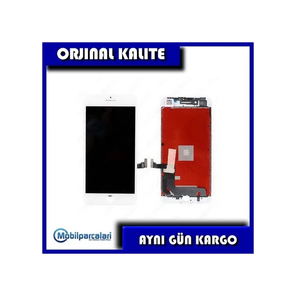iPhone Uyumlu  8/8G Plus Lcd Ekran + Dokunmatik Marka-Beyaz ürün görseli 1