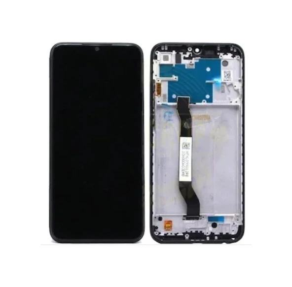 Xiaomi Uyumlu Redmi Note 8T Lcd Dokunmatik Ekran Çıtalı Marka-Siyah ürün görseli 1