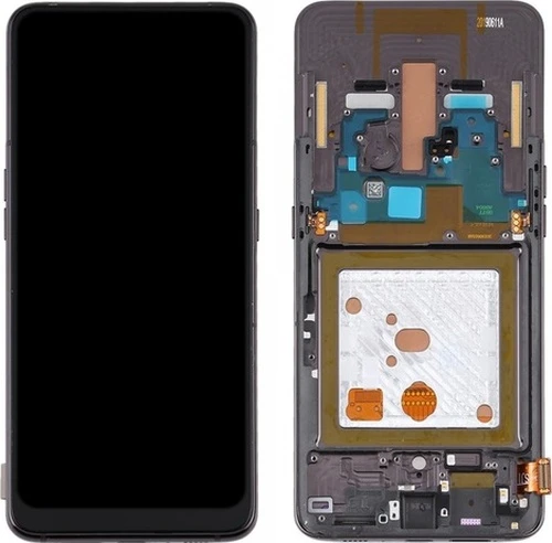 Samsung Uyumlu A80 Lcd Ekran Dokunmatik Çıtalı Renk-Altın ürün görseli 1
