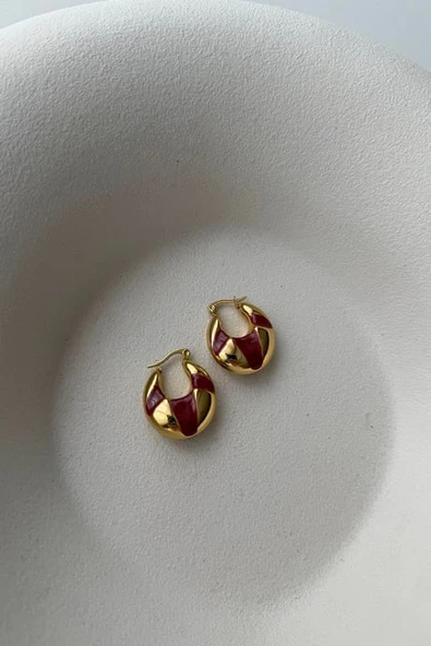 Gold Çelik Küpe ürün görseli 1