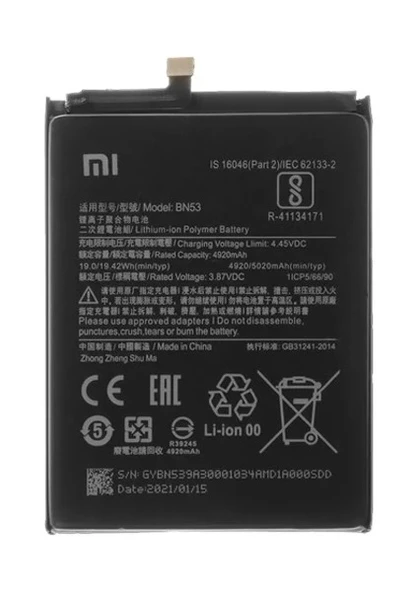 Xiaomi Redmi Note 10 Pro Batarya ürün görseli 1