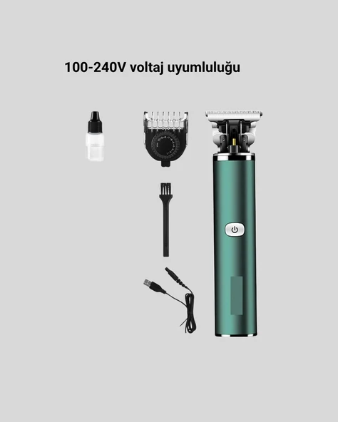 CEYLAN ADAM Şarjlı Erkek Tıraş Makinesi – 180 Dakika Pil Ömrü, 2.5 Saat Hızlı Şarj, USB ve Powerbank Uyumlu - Resim 4