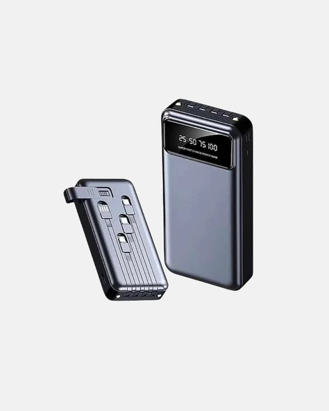 CEYLAN ADAM Powerbank 20000 mAh 4 Çıkışlı Hızlı Şarjlı ve LED Göstergeli - Resim 2