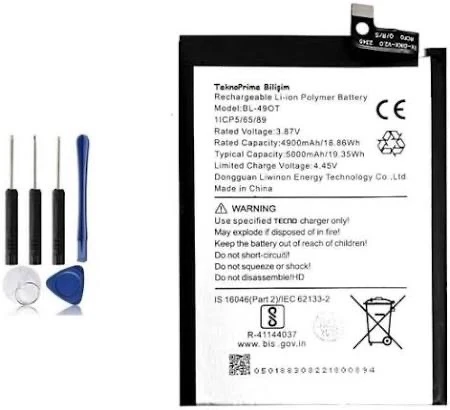 Tecno Camon 20 Batarya + Tamir Seti Bl 49ot ürün görseli 1