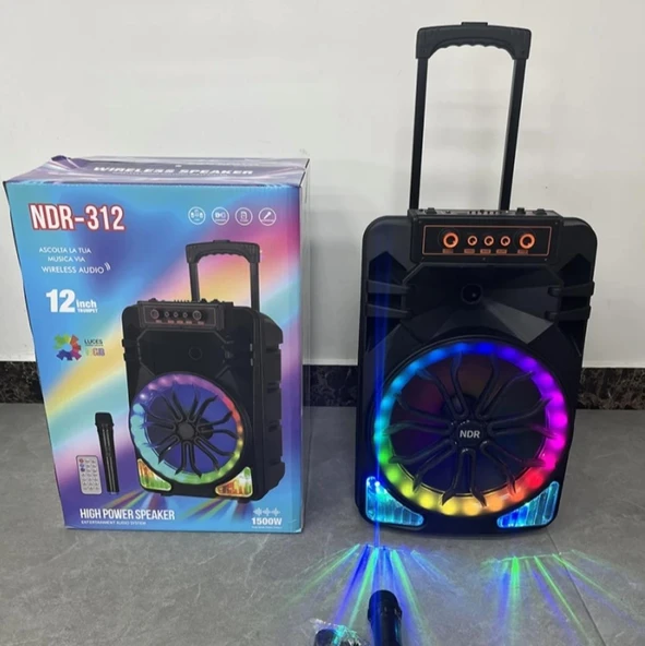 Ndr NDR-312 Bluetooth Hoparlör Ses Sistemi Siyah - Resim 2