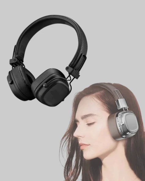 CEYLAN ADAM Kablosuz Kulak Üstü Bluetooth Kulaklık Güçlü Bas ve Katlanabilir Tasarım - Resim 2