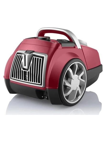 Arnica Vesta ET14120 750 W Toz Torbalı Elektrikli Süpürge Kırmızı - Resim 5