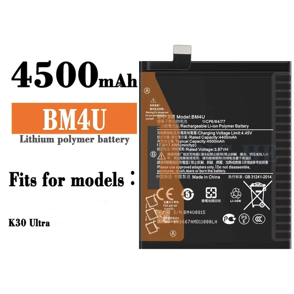 Xiaomi Redmi K30 Ultra Batarya Mb4u ürün görseli 1