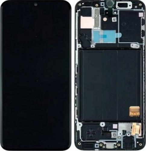 Samsung Uyumlu A41 Lcd Ekran Dokunmatik Çıtalı-Siyah ürün görseli 1