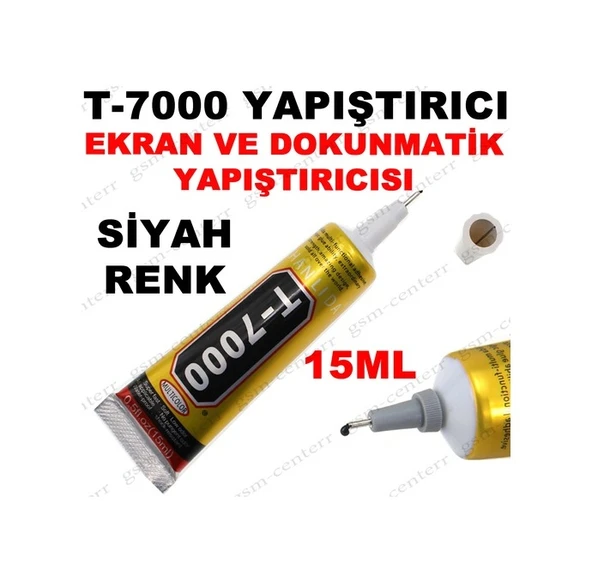 T7000 Dokunmatik Ekran Çerçeve Yapıştırıcı 15Ml Siyah (368848160) ürün görseli 1