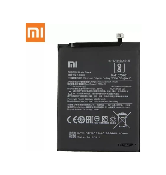 Xiaomi Redmi Note 7 Bn4A 4000Mah Pil Batarya ürün görseli 1
