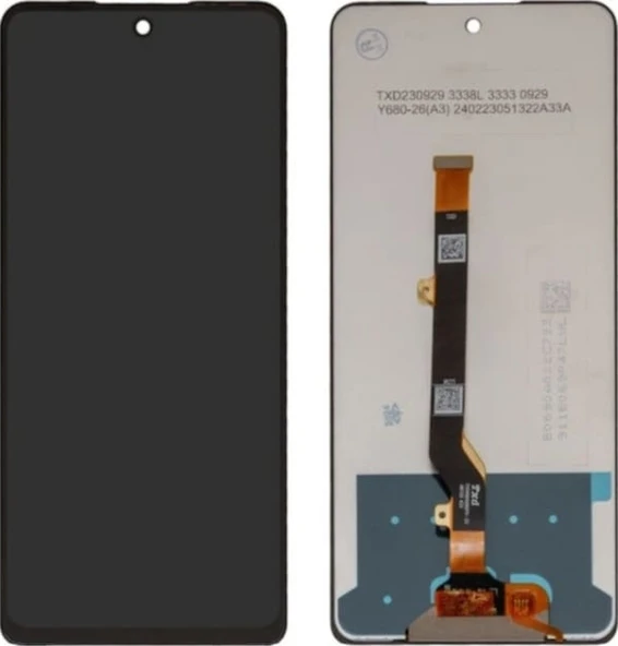 Tecno Spark 20 Pro Uyumlu Lcd Ekran Dokunmatik + B7000 15ml Yapıştırıcı Ld-01 Siyah - Resim 2