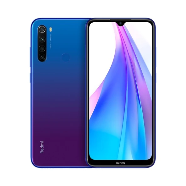 Xiaomi Redmi Note 8t Arka Kapağı Mavi ürün görseli 1