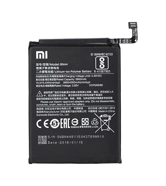 Xiaomi Redmi 5 Plus Bn44 Batarya Pil 4000Mah ürün görseli 1