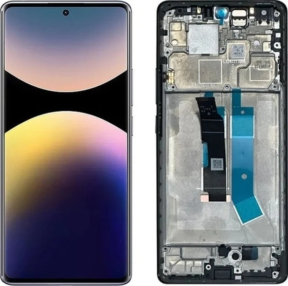 Redmı Note 14 Pro 4g Çıtalı Uyumlu Lcd Dokunmatik Ekran Yüksek Kalite + B7000 15ml Yapıştırıcı Ld-01 Siyah - Resim 2