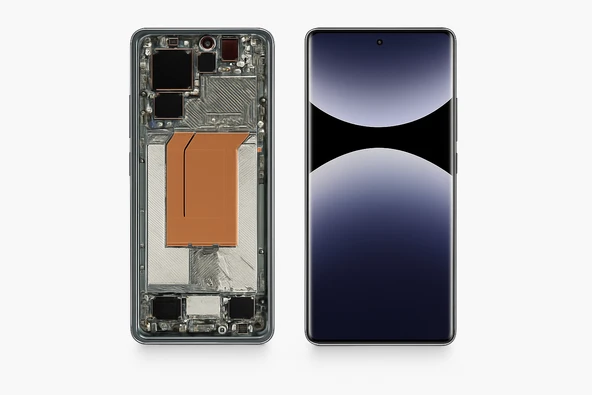 Xiaomi Mi 14 Pro Lcd Ekran Çıtalı Dokunmatik SİYAH ürün görseli 1