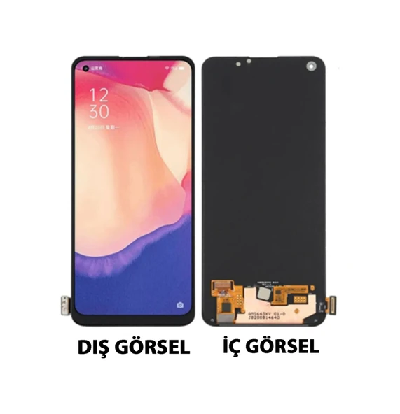 Oppo Reno 5 Lite Uyumlu Oled Lcd Dokunmatik Siyah ürün görseli 1