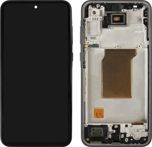 Samsung Galaxy A35 Çıtalı Tam Ekran Oled Lcd Dokunmatik Ekran Ld-01 Siyah ürün görseli 1