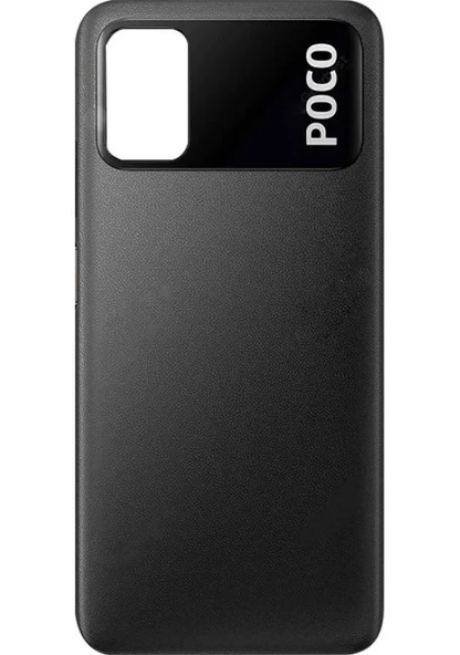 Xiaomi Poco M3 Arka Pil Batarya Kapağı Siyah ürün görseli 1