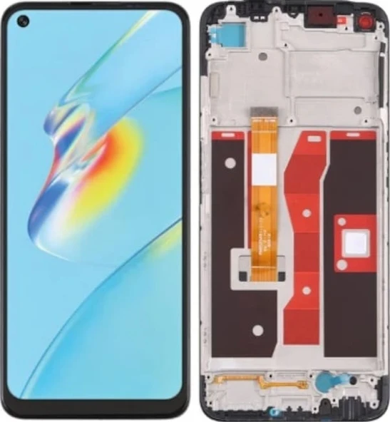 Oppo A54 4g Çıtalı Uyumlu Lcd Dokunmatik Ekran Yüksek Kalite + B7000 15ml Yapıştırıcı Ld-01 Siyah - Resim 2