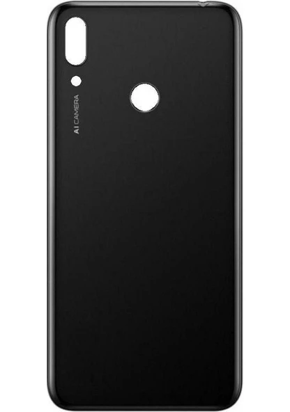 Huawei Uyumlu Y7 Prime 2019 Arka Pil Kapağı Siyah Siyah ürün görseli 1