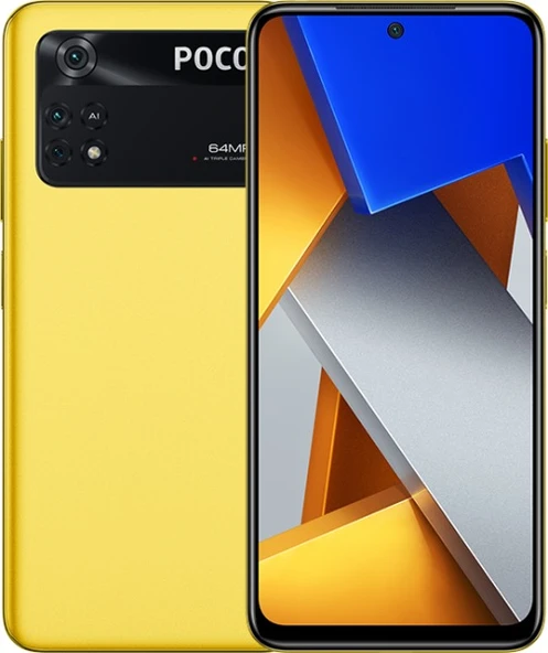 Xiaomi Poco M4 Pro Arka Pil Batarya Kapağı Sarı ürün görseli 1