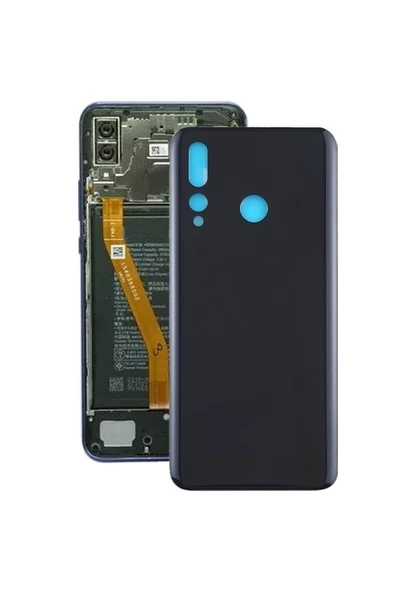 Huawei Nova 4 Siyah Uyumlu Pil Arka Kapağı Siyah ürün görseli 1