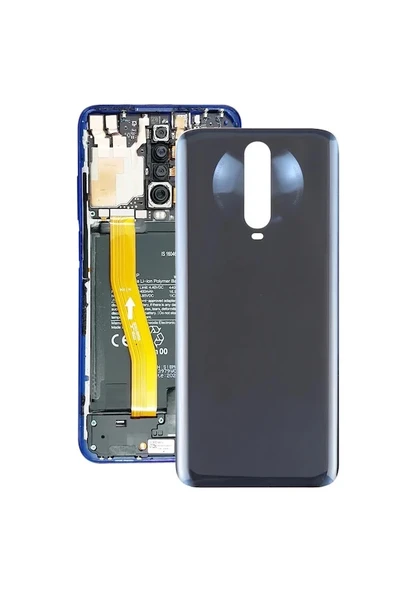 Xiaomi Redmi K30 Uyumlu Arka Pil Kapağı Siyah ürün görseli 1