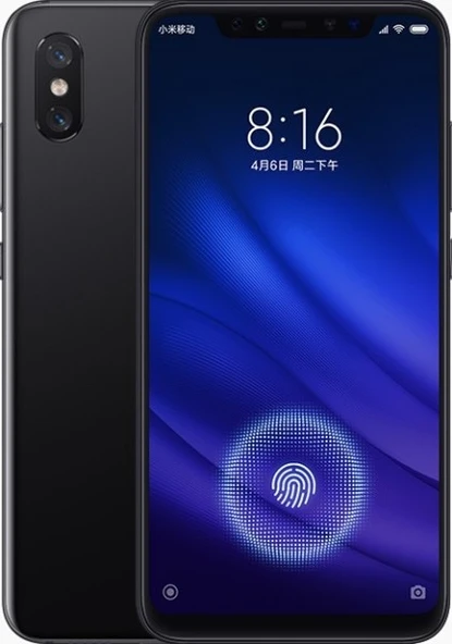 Xiaomi Mi 8 Pro Arka Pil Kapağı Siyah ürün görseli 1