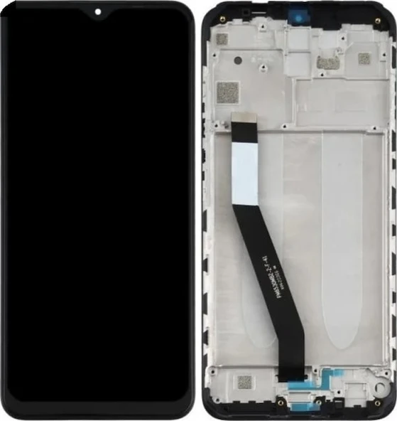 Redmı 9 Çıtalı Uyumlu Lcd Dokunmatik Ekran Yüksek Kalite + B7000 15ml Yapıştırıcı Ld-01 Siyah - Resim 2