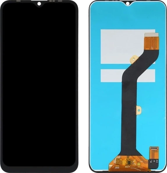 Infinix Hot 10i Yüksek Kalite Uyumlu Lcd Ekran Dokunmatik + B7000 15ml Yapıştırıcı Ld-01 Siyah - Resim 2